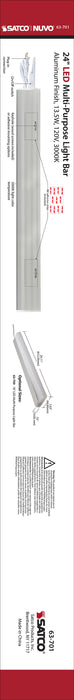 LED Under Cabinet Light Bar in White