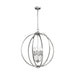 Myhouse Lighting Visual Comfort Studio - F3061/6PN - Six Light Pendant - Corinne - Polished Nickel