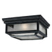 Myhouse Lighting Visual Comfort Studio - OL10613DWZ - Two Light Flush Mount - Shepherd - Dark Weathered Zinc