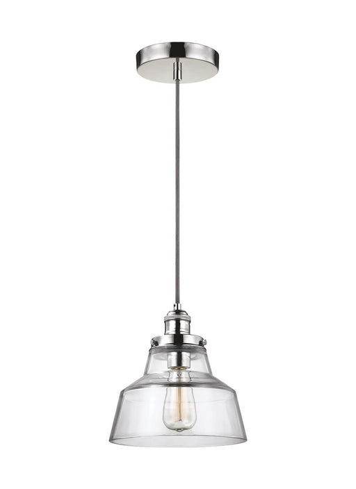 Myhouse Lighting Visual Comfort Studio - P1348PN - One Light Pendant - Baskin - Polished Nickel