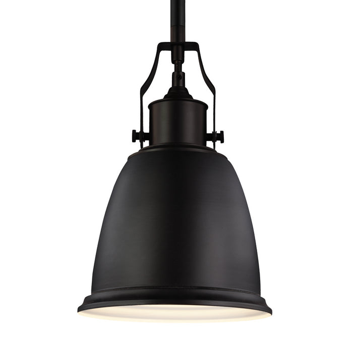 Myhouse Lighting Generation Lighting - P1357ORB - One Light Pendant - Hobson - Oil Rubbed Bronze