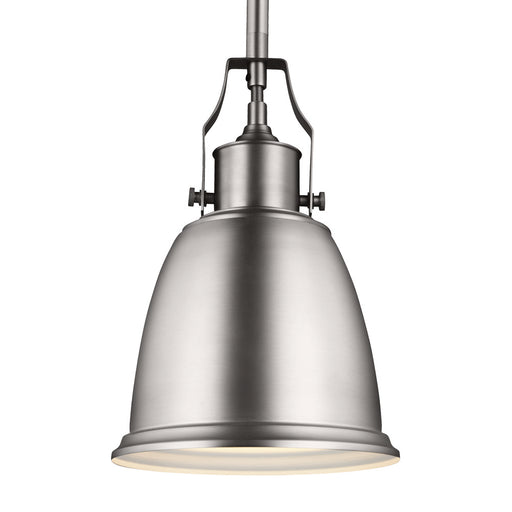 Myhouse Lighting Generation Lighting - P1357SN - One Light Pendant - Hobson - Satin Nickel