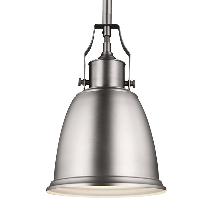 Myhouse Lighting Generation Lighting - P1357SN - One Light Pendant - Hobson - Satin Nickel