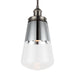 Myhouse Lighting Visual Comfort Studio - P1372PN - One Light Pendant - Waveform - Polished Nickel