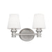 Myhouse Lighting Visual Comfort Studio - VS22102SN - Two Light Vanity - Xavierre - Satin Nickel