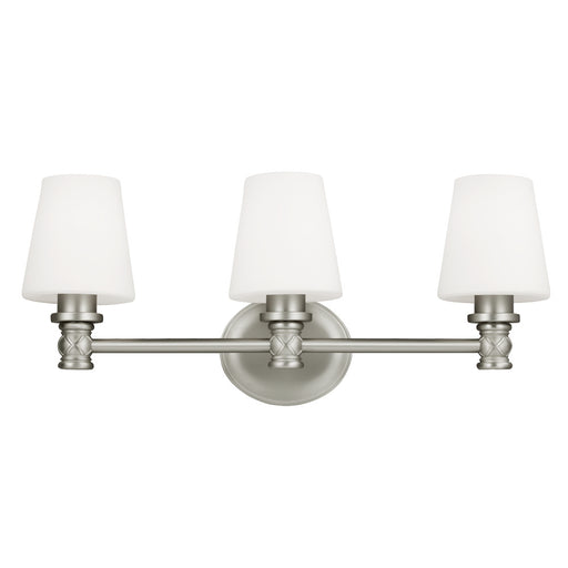 Myhouse Lighting Visual Comfort Studio - VS22103SN - Three Light Vanity - Xavierre - Satin Nickel