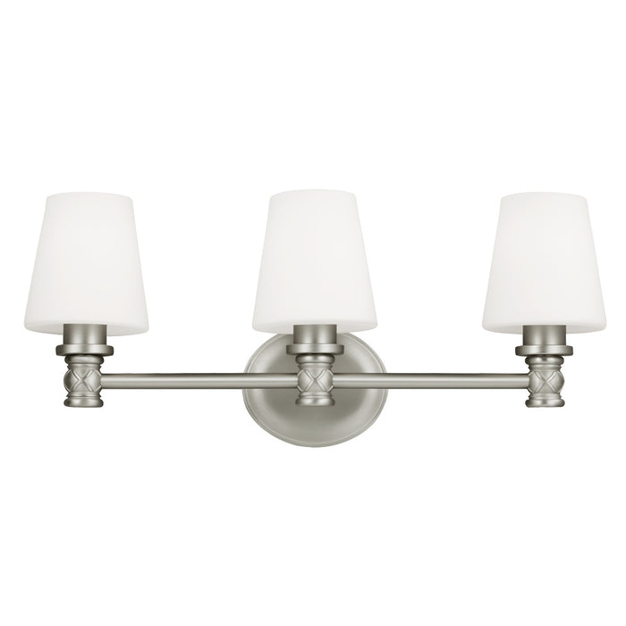 Myhouse Lighting Visual Comfort Studio - VS22103SN - Three Light Vanity - Xavierre - Satin Nickel