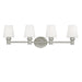 Myhouse Lighting Visual Comfort Studio - VS22104SN - Four Light Vanity - Xavierre - Satin Nickel