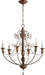 Myhouse Lighting Quorum - 6106-6-39 - Six Light Chandelier - Salento - Vintage Copper