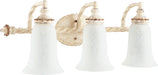 Myhouse Lighting Quorum - 5386-3-70 - Three Light Vanity - Alameda - Persian White