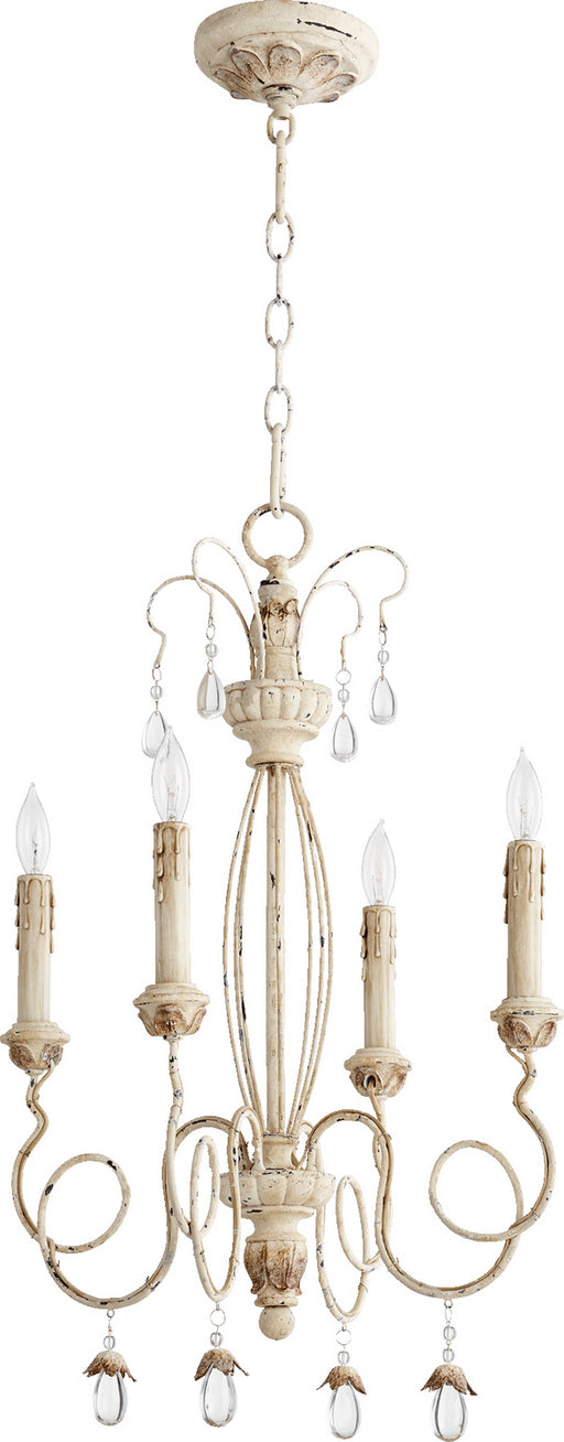 Myhouse Lighting Quorum - 6044-4-70 - Four Light Chandelier - Venice - Persian White