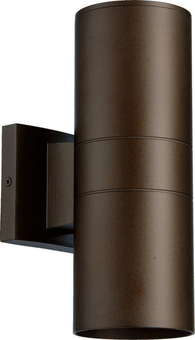 Myhouse Lighting Quorum - 720-2-86 - Two Light Wall Mount - Cylinder - Oiled Bronze