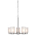 Myhouse Lighting Westinghouse Lighting - 6227400 - Five Light Chandelier - Sylvestre - Brushed Nickel