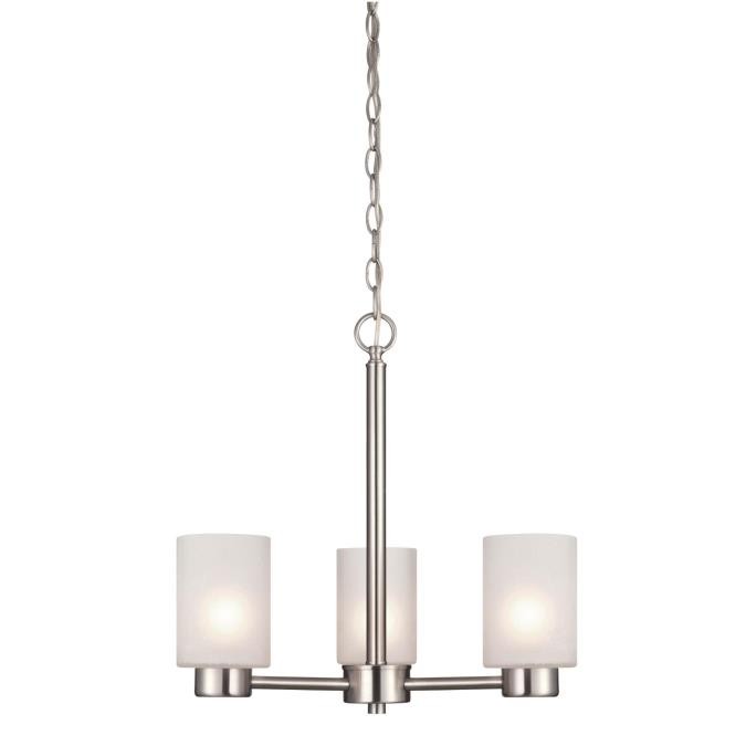 Myhouse Lighting Westinghouse Lighting - 6227500 - Three Light Chandelier - Sylvestre - Brushed Nickel