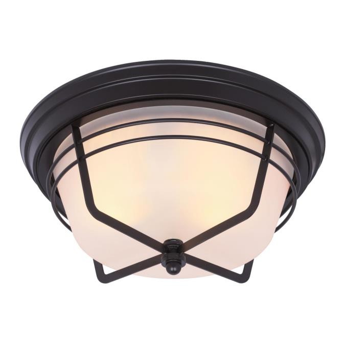 Myhouse Lighting Westinghouse Lighting - 6230300 - Two Light Flush Mount - Bonneville - Weathered Bronze