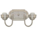 Myhouse Lighting Westinghouse Lighting - 6300500 - Two Light Wall Sconce - Wall Fixture - Brushed Nickel