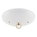 Myhouse Lighting Westinghouse Lighting - 7003700 - Canopy Kit with Center Hole - Canopy Kit - White