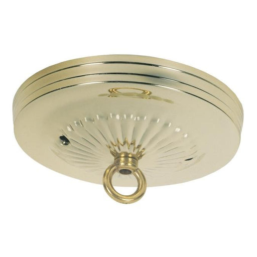 Myhouse Lighting Westinghouse Lighting - 7005200 - Canopy Kit with Center Hole - Canopy Kit - Brass-Plated