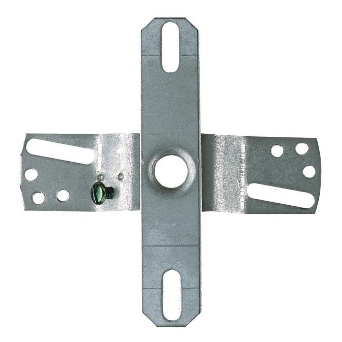 Myhouse Lighting Westinghouse Lighting - 7011400 - Offset Crossbar 4" - Offset Swivel Crossbar - Metallic Silver