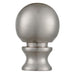 Myhouse Lighting Westinghouse Lighting - 7000600 - Classic Ball Lamp Finial - Lamp Finial - Brushed Nickel