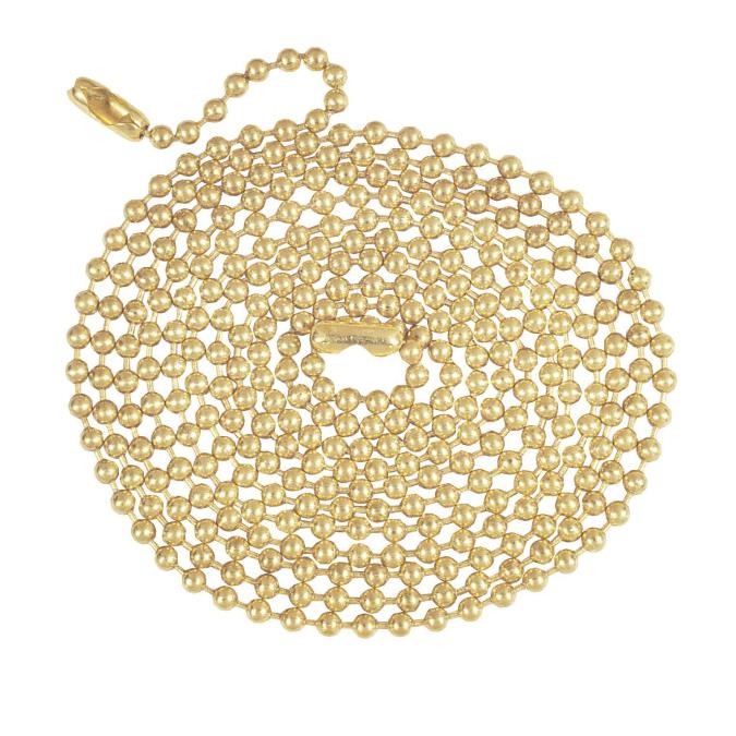 Myhouse Lighting Westinghouse Lighting - 7016800 - 5' Beaded Chain with Connector - Beaded Chain - Brass-Plated