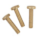 Myhouse Lighting Westinghouse Lighting - 7063200 - 3 Knurled Head Steel Screws - Screws - Brass-Plated