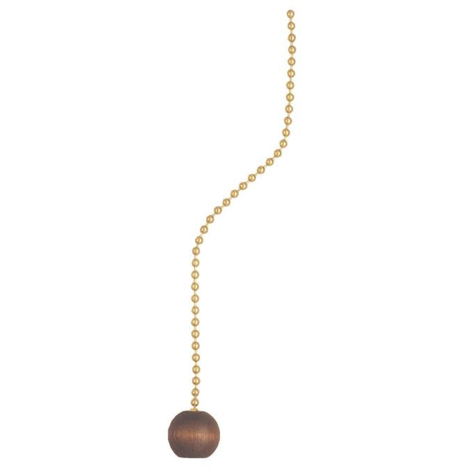 Myhouse Lighting Westinghouse Lighting - 7066100 - Ball Pull Chain - Pull Chain - Aged Walnut