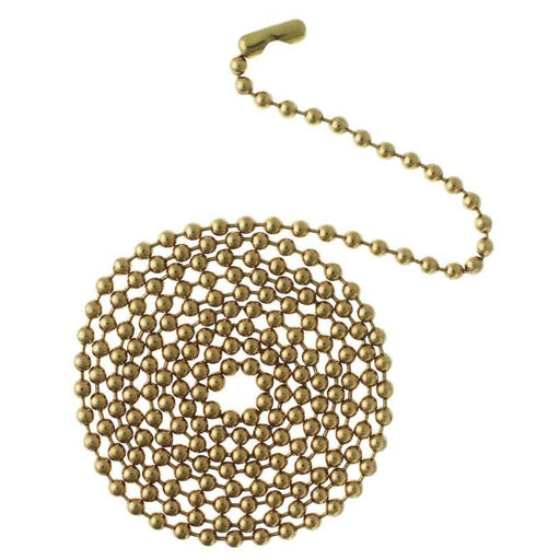 Myhouse Lighting Westinghouse Lighting - 7701200 - 1 Ft. Beaded Chain with Connector - Beaded Chain - Solid Brass