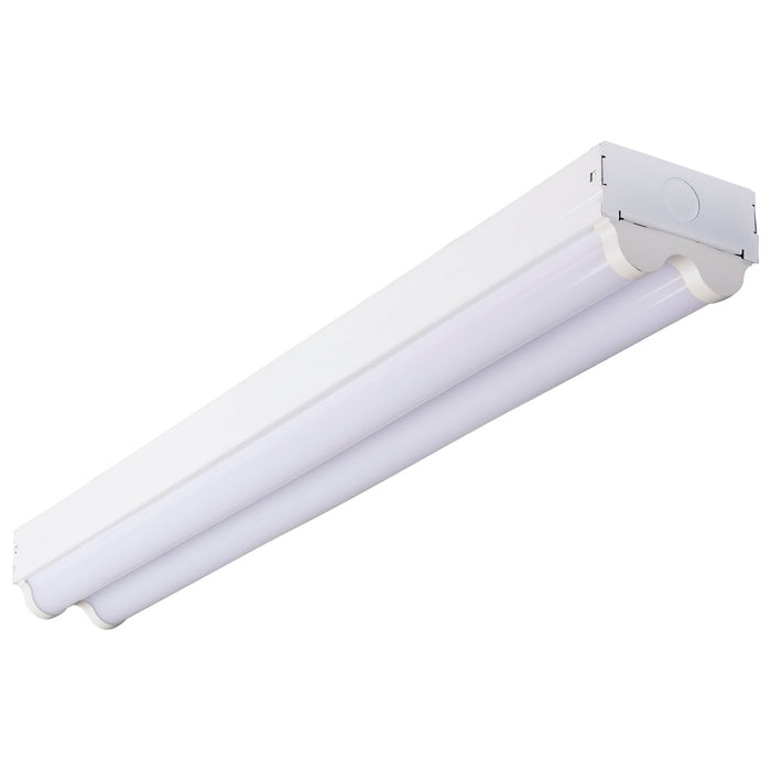 LED Double Light Strip Fixture in White