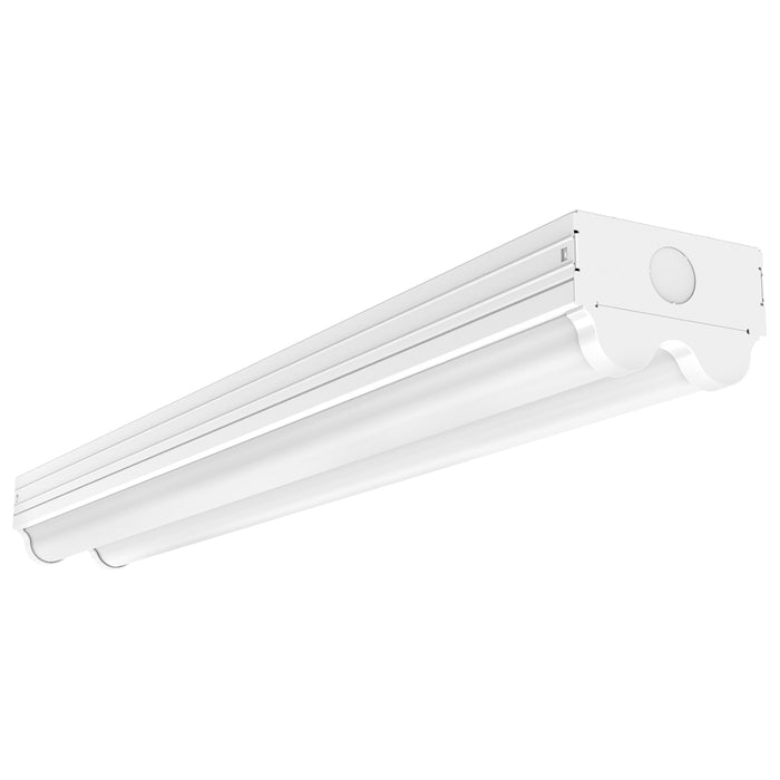 LED Double Light Strip Fixture in White