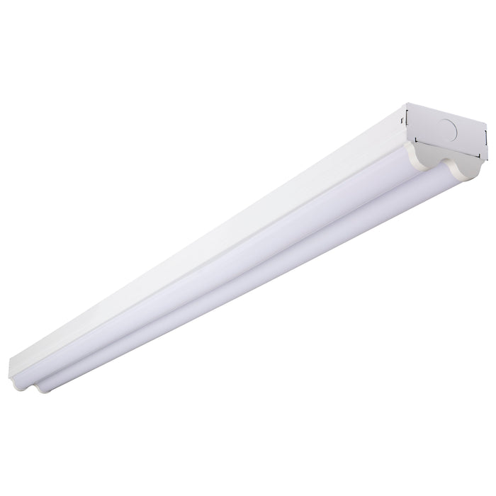 LED Double Light Strip Fixture in White