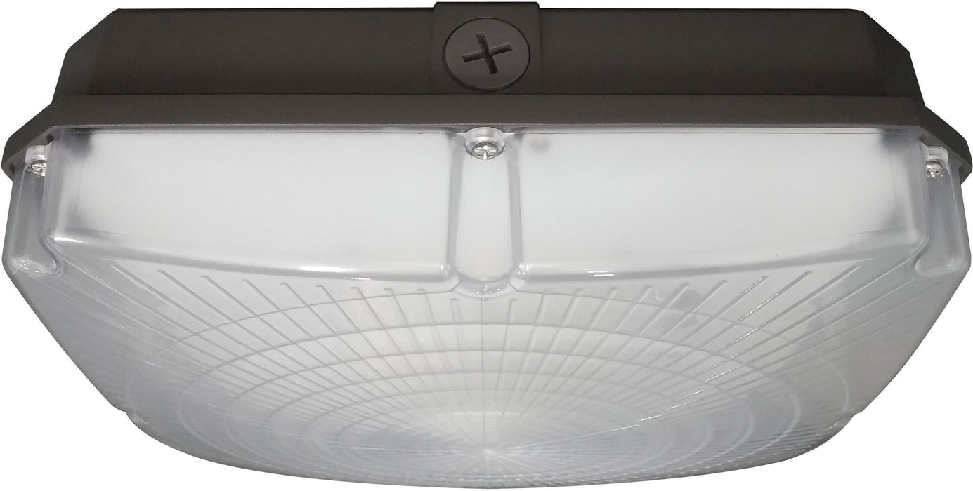 LED Canopy Fixture in Bronze