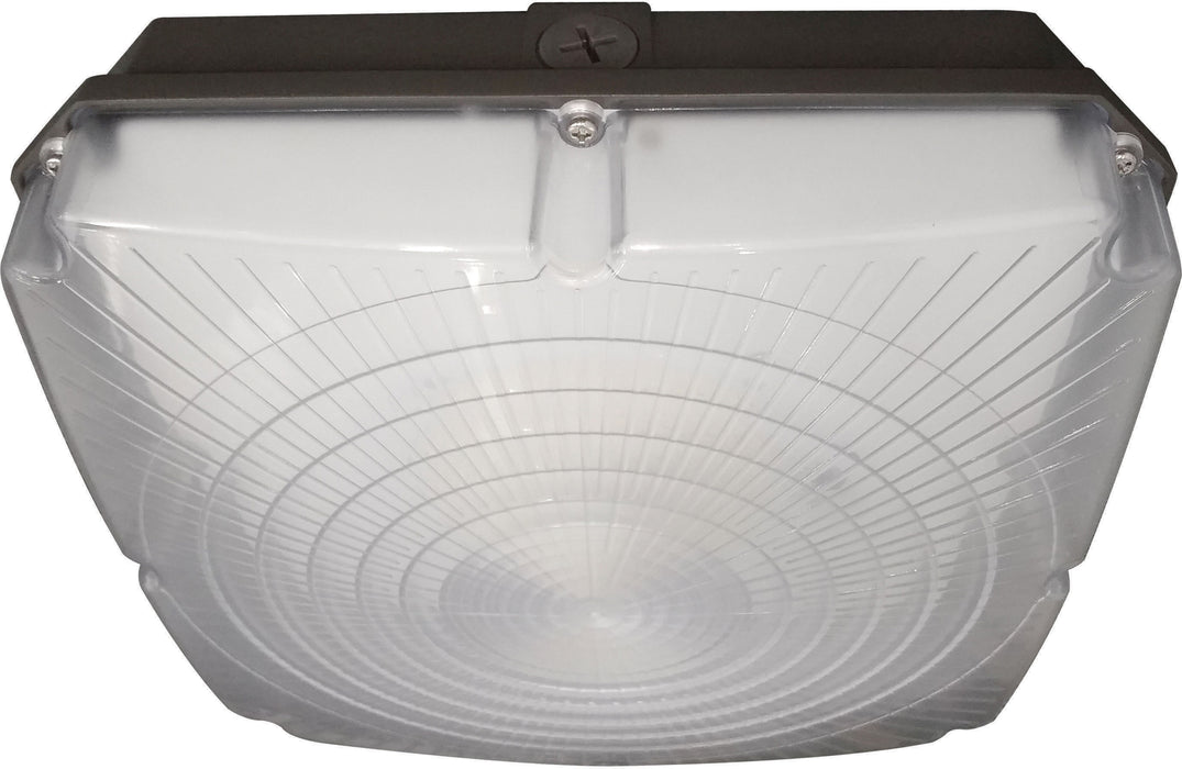 LED Canopy Fixture in Bronze