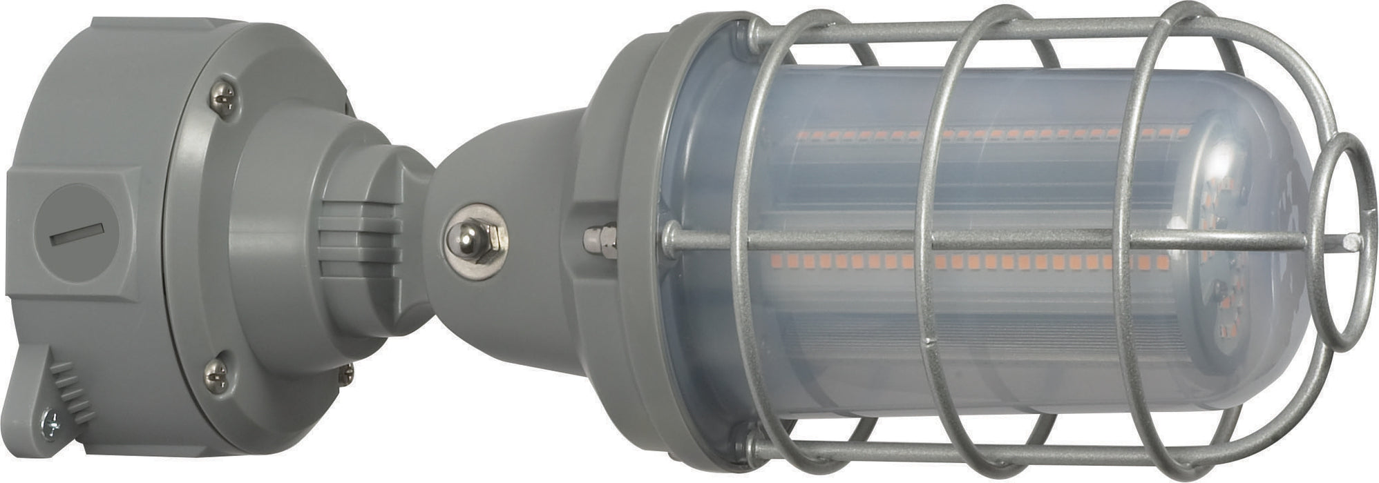 LED Adjustable Vapor Tight in Gray