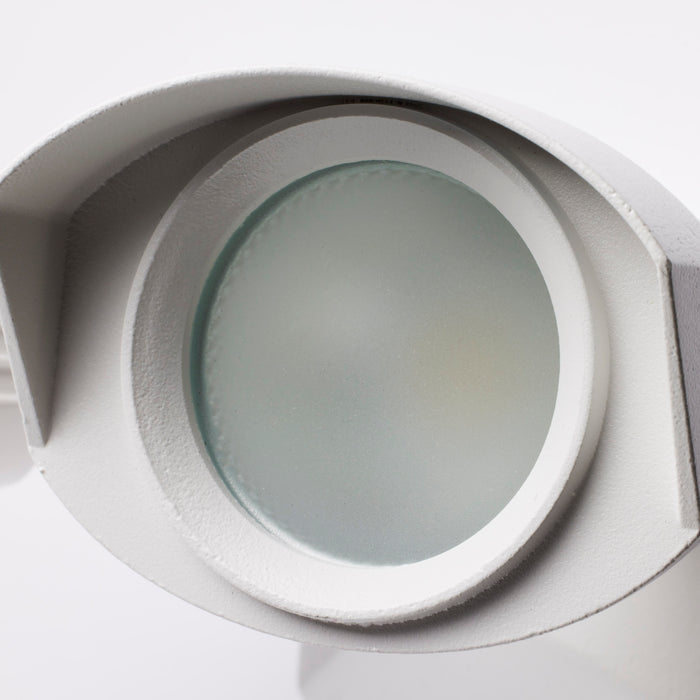LED Dual Head Security Light in White