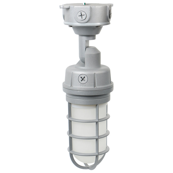 LED Adjustable Vapor Tight Fixture in Gray