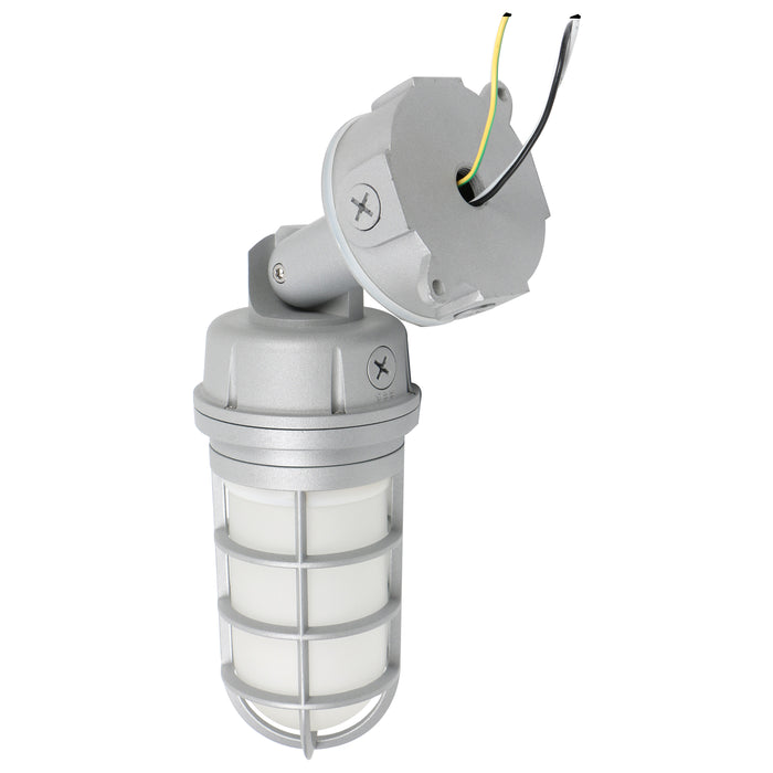 LED Adjustable Vapor Tight Fixture in Gray