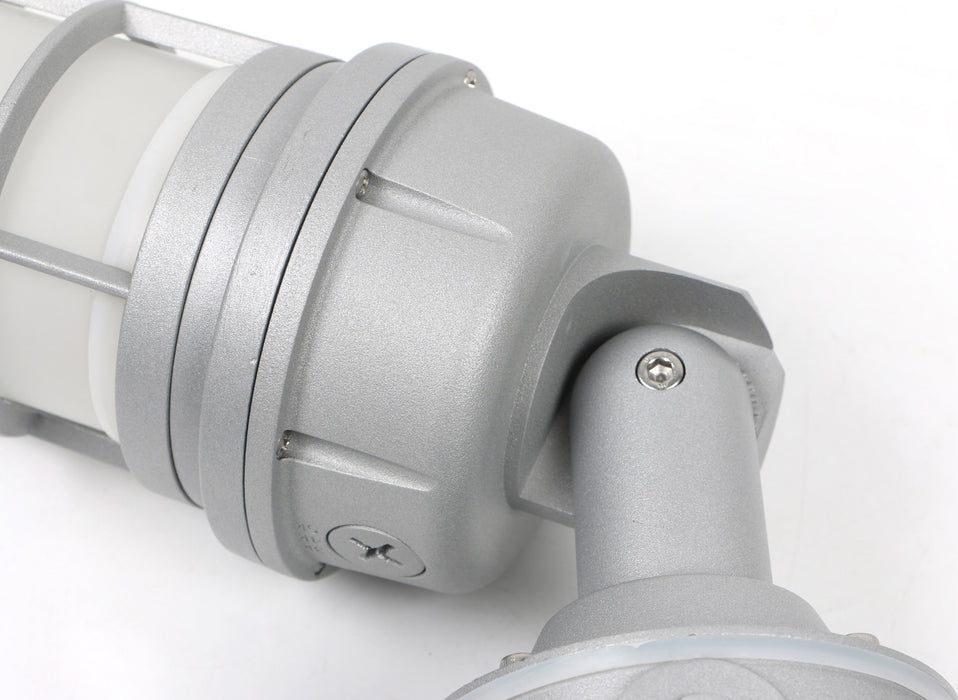 LED Adjustable Vapor Tight Fixture in Gray