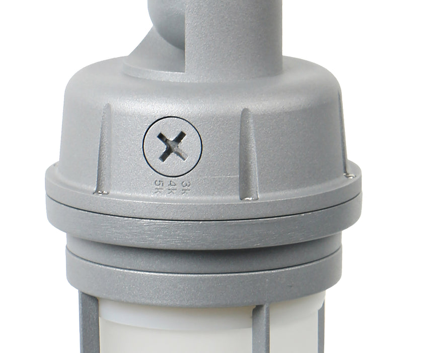 LED Adjustable Vapor Tight Fixture in Gray