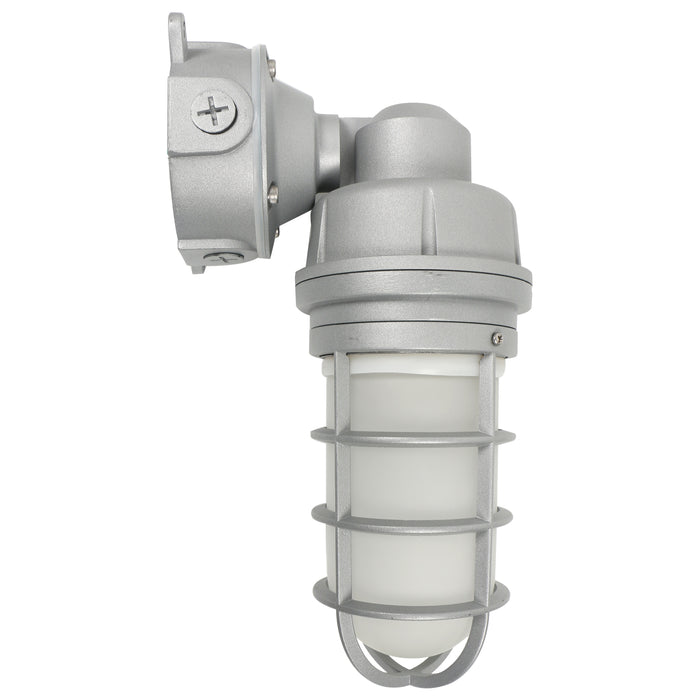 LED Adjustable Vapor Tight Fixture in Gray
