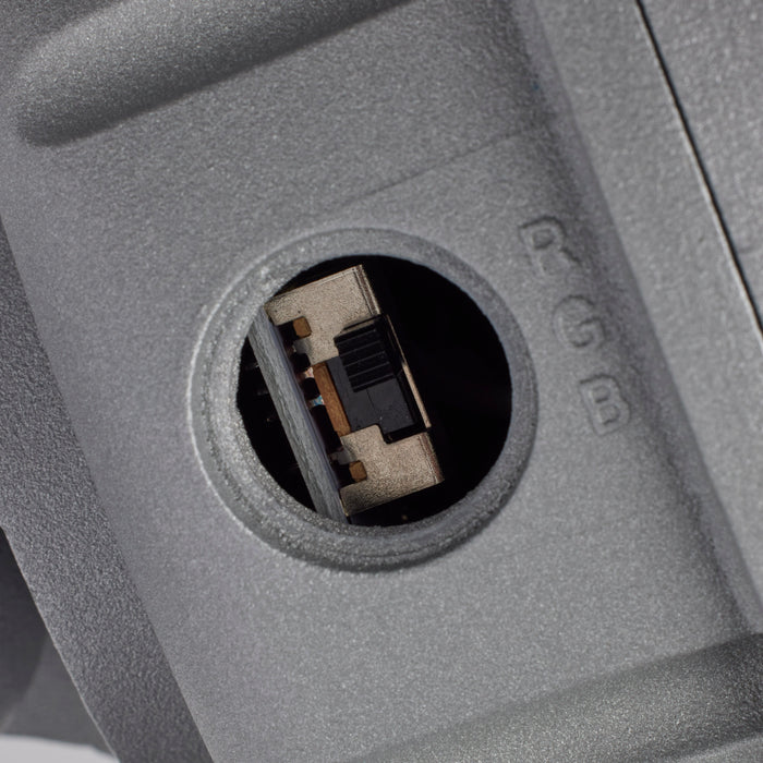 LED Adjustable Vapor Tight Fixture in Gray