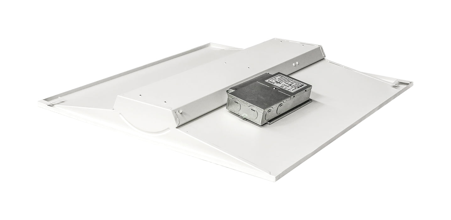 LED Troffer Fixture in White