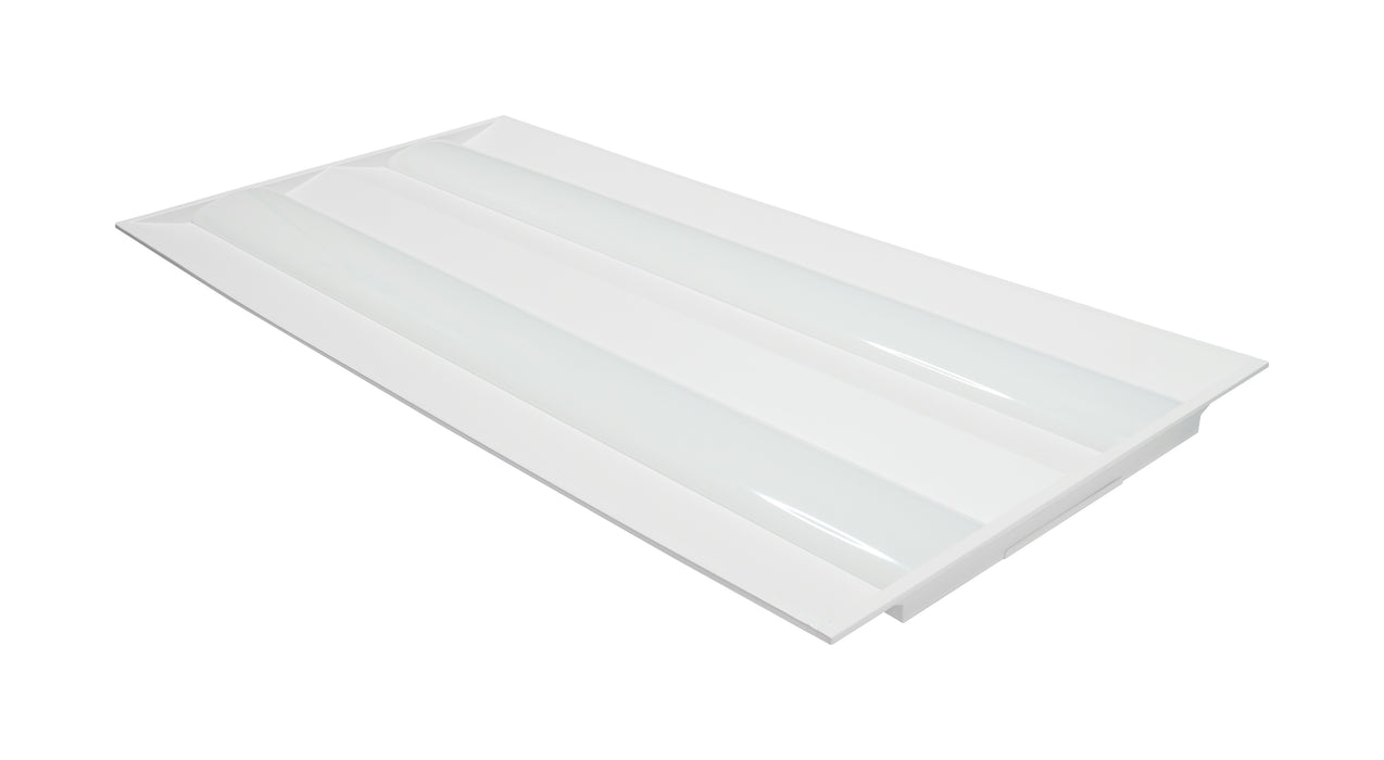 LED Troffer Fixture in White
