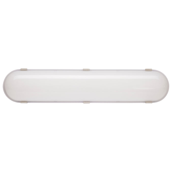 LED Vapor Proof Linear Fixture in Gray