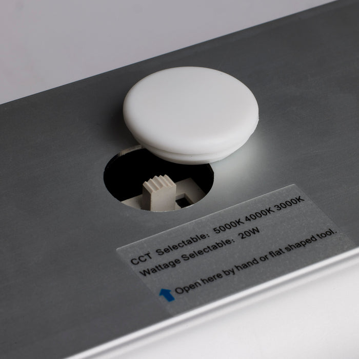 LED Tri-Proof Linear Fixture in White and Gray