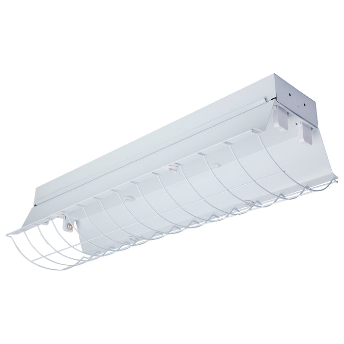 2' Dual T8 Lamp Ready Fixture in White