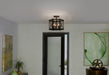 Myhouse Lighting Quoizel - BRO1715MK - Three Light Semi-Flush Mount - Baron - Marcado Black