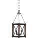 Myhouse Lighting Quoizel - BRO5203MK - Three Light Foyer Pendant - Baron - Marcado Black