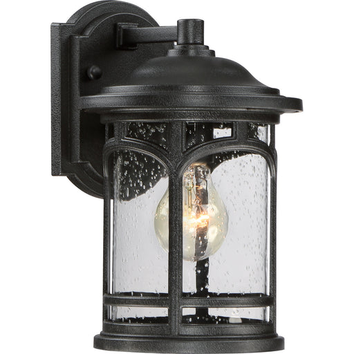 Myhouse Lighting Quoizel - MBH8407K - One Light Outdoor Wall Lantern - Marblehead - Mystic Black