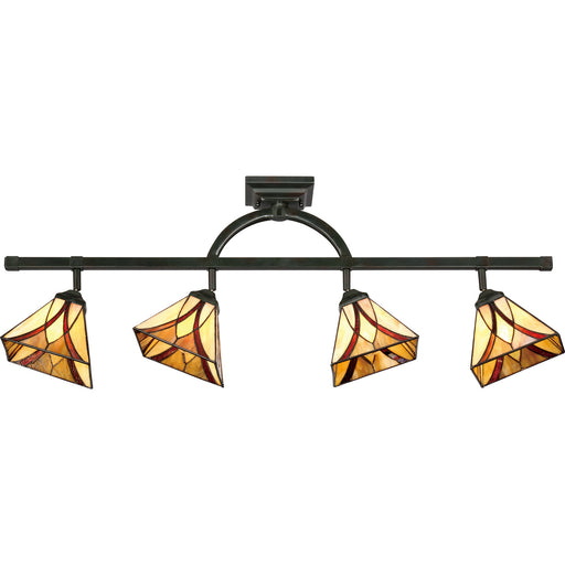 Myhouse Lighting Quoizel - TFAS1404VA - Four Light Track Light - Asheville - Valiant Bronze